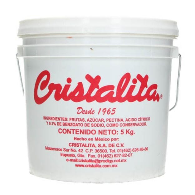 Imagen de Mermelada Fresa Cristalita Cubeta 5 Kg