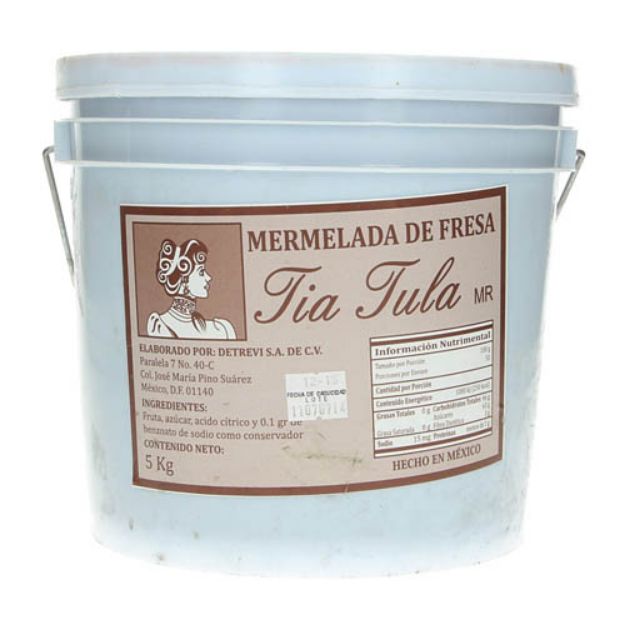 Imagen de Mermelada Fresa Tia Tula Cubeta 5 Kg