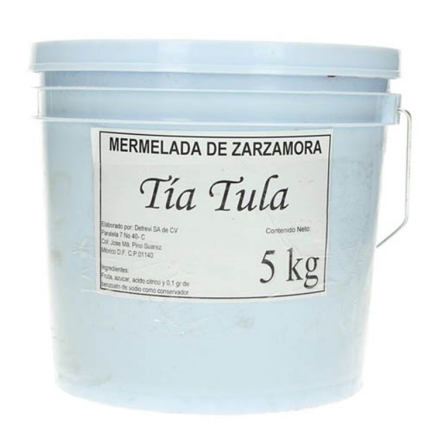 Imagen de Mermelada Zarzamora Tia Tula Cubeta de 5 Kg