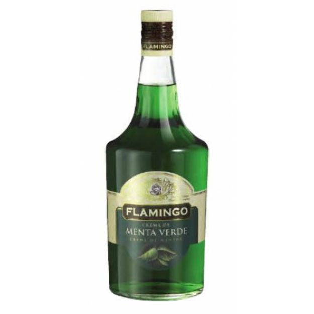 Imagen de Licor de Menta Botella 1 Lt. Flamingo