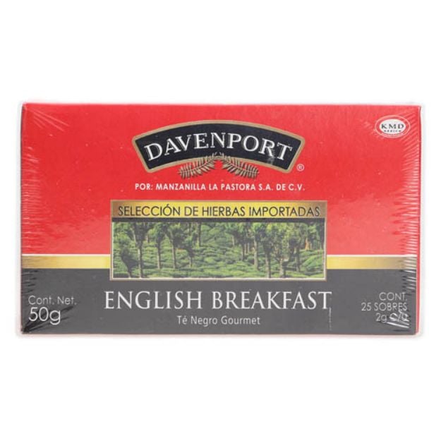 Imagen de Te Negro English Breakfast 25 sobres Davenport