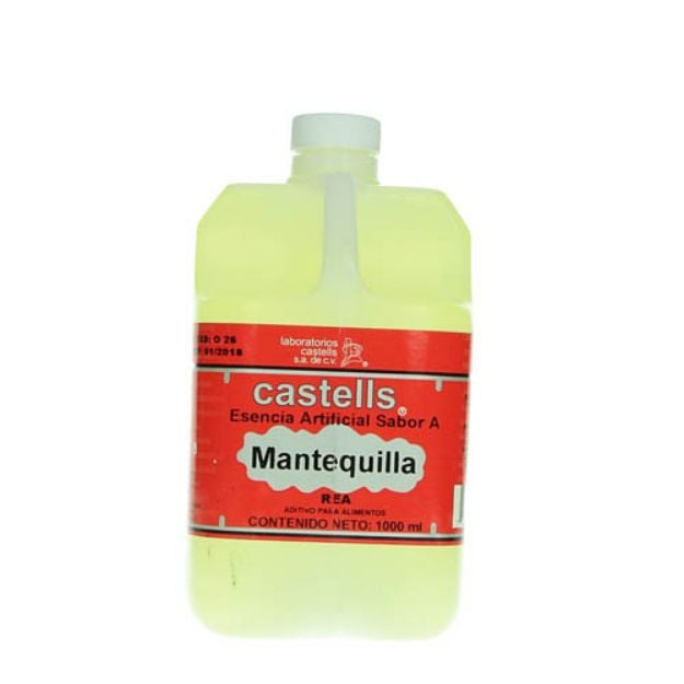 Imagen de Esencia de mantequilla Castells Botella de 1 L