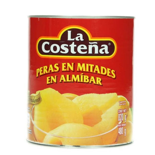 Imagen de Peras Mitades Lata 800 Gr.Costeña