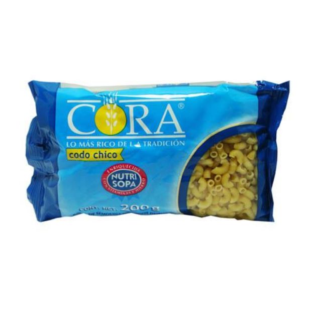 Imagen de Pasta Codo CHICO 20 de 200 g Pastilara/Cora