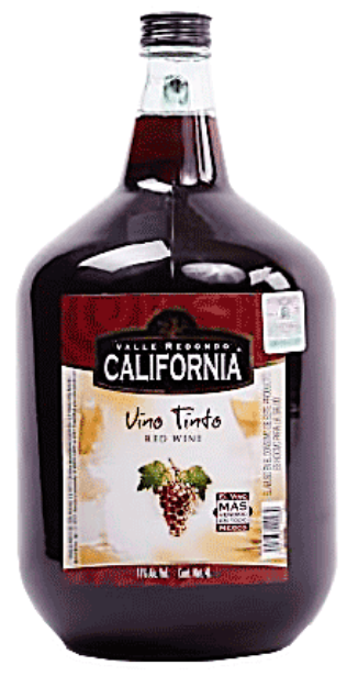 Imagen de Vino Tinto California Garrafa de 4 L (IEPS inc.)