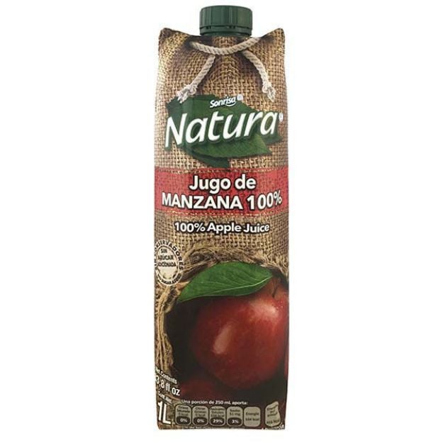 Jugo100%ManzanaNatura1lt