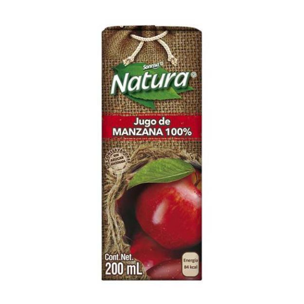 Jugo100%ManzanaNatura200ml