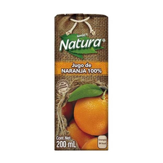 Jugo100%NaranjaNatura200ml