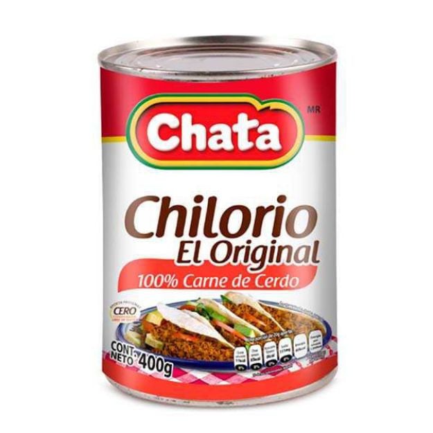 Imagen de Chilorio de Cerdo La Chata Lata 370 g