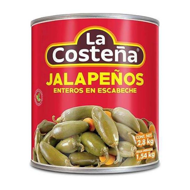 ChilesJalapeñosLata2.8kgLaCosteña