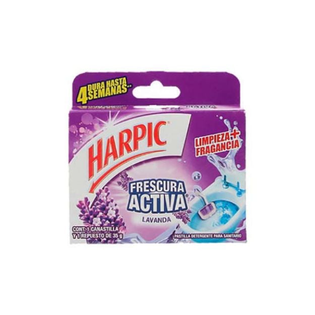 Imagen de Desodorante para baño Harpic Pastilla de 35 g