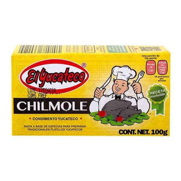 Imagen de Achiote negro Chilmole El Yucateco Caja de 100 g