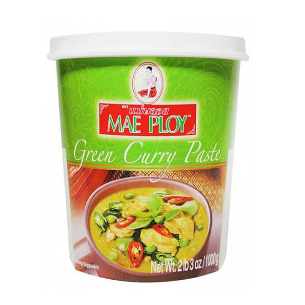 Imagen de Curry en pasta Verde Aroy-D Bote de 1 Kg