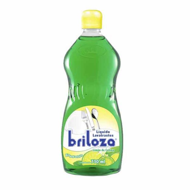 Imagen de Detergente liquido Briloza 12 botellas de 730 mL