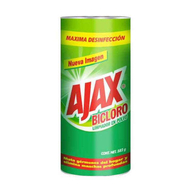 Imagen de Limpiador Ajax Bicloro en Polvo 582 Gr.