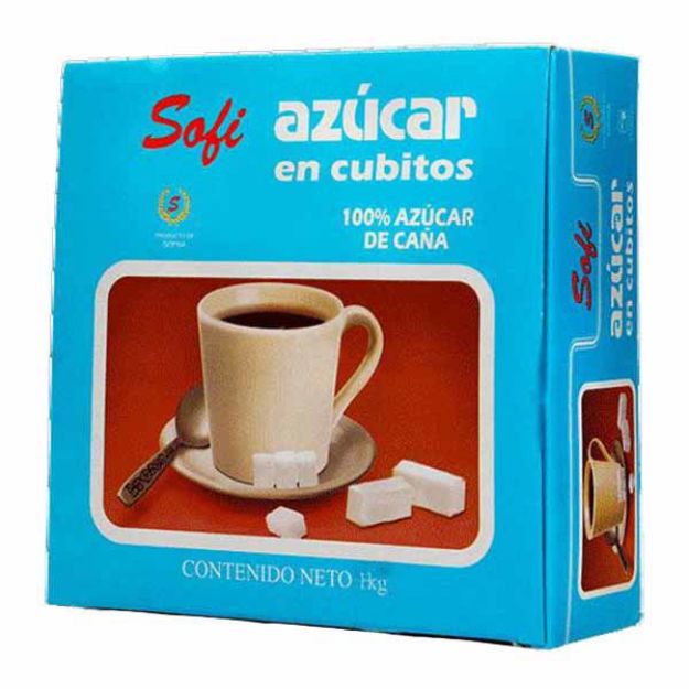 Imagen de Azucar en cubitos Sofisa Caja de 1 Kg