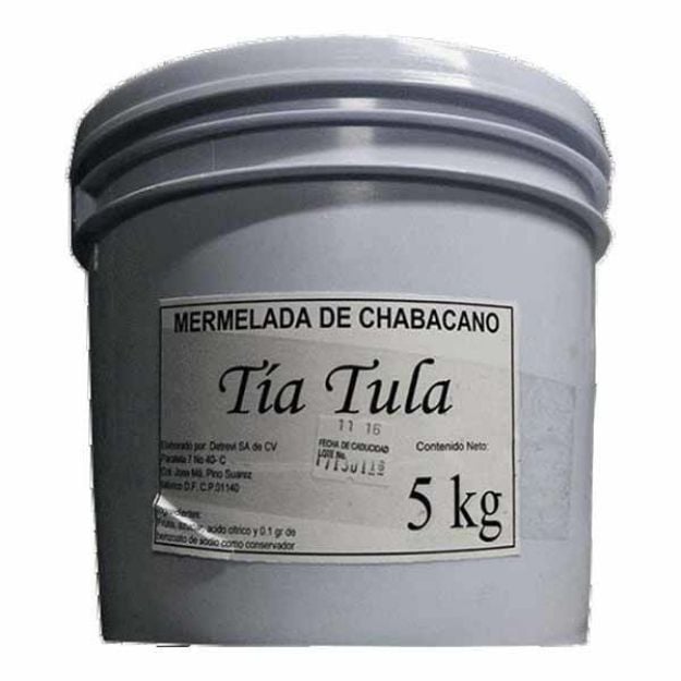 Imagen de Mermelada Chabacano Tia Tula Cubeta 5 Kg