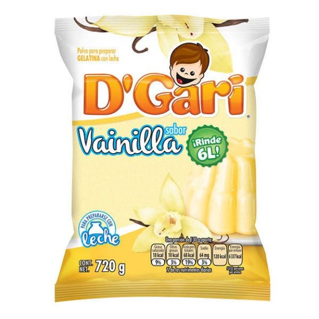 Imagen de Gelatina Vainilla LECHE DGari 720 g