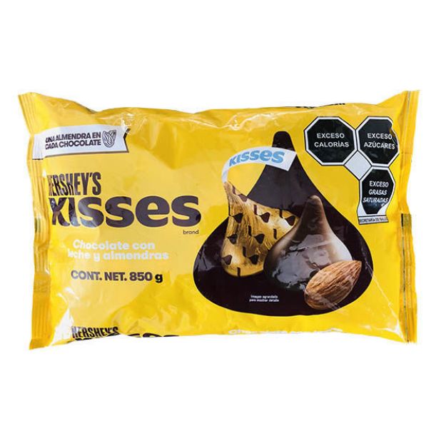 Kisses Chocolate Con Leche Almendras 850g