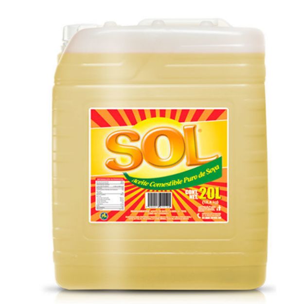 Aceite Puro De Soya Sol