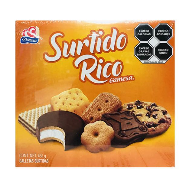 Galletas Surtido Rico Gamesa paquete de 436 Gr