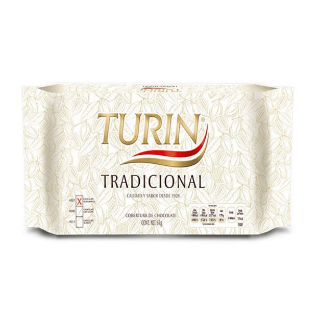 Marqueta Chocolate Semiamargo 6 Kg Turin