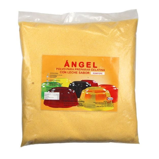 Gelatina Rompope LECHE Angel 850 g