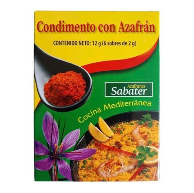 Condimento con Azafran Sabater 12gr