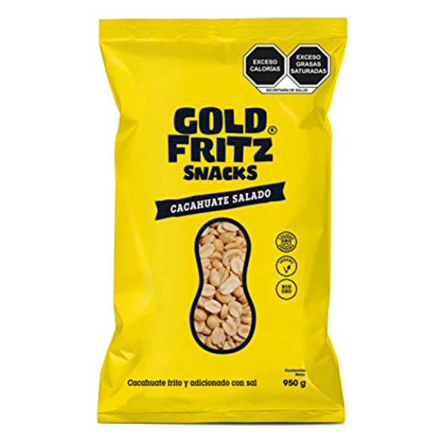 Imagen de Cacahuate salado Goldfritz Bolsa de 950 g