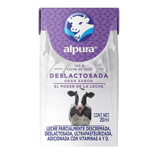 Leche Alpura Deslactosada 24 Pz De 200 Ml 