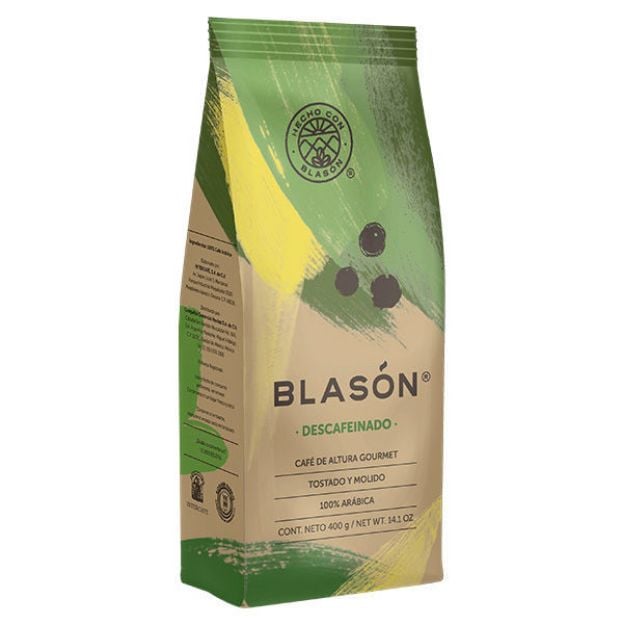 Imagen de Cafe Molido Descafeinado Blason Gourmet Bolsa de 400 g