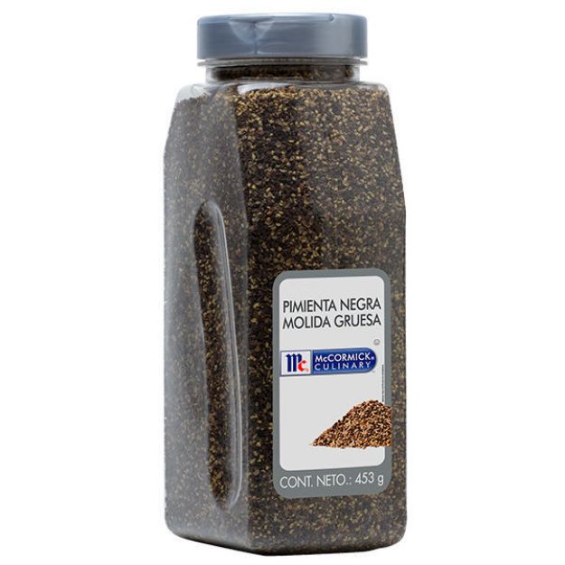 Imagen de Pimienta Negra Molida Gruesa 453 Gr. McCormick