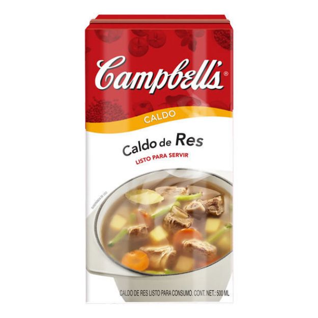 Imagen de Caldo de Res Campbells tetra 300 ml.